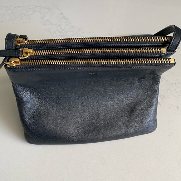 CELINE TRIO BAG IN SMOOTH LAMBSKIN - Picture 2 of 8